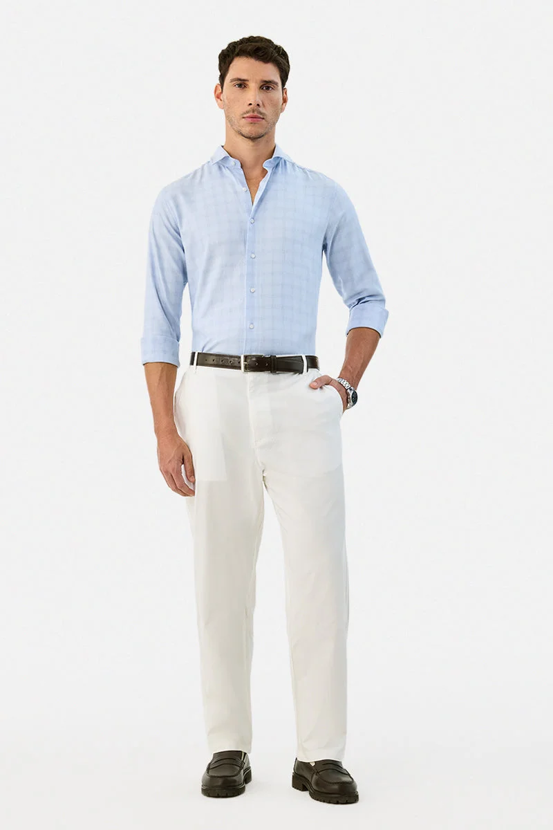 سنيتش Linen Blend Relaxed Fit Trousers